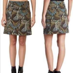 Y2k Marc by Marc Jacobs Leaf Print Acantus Skirt